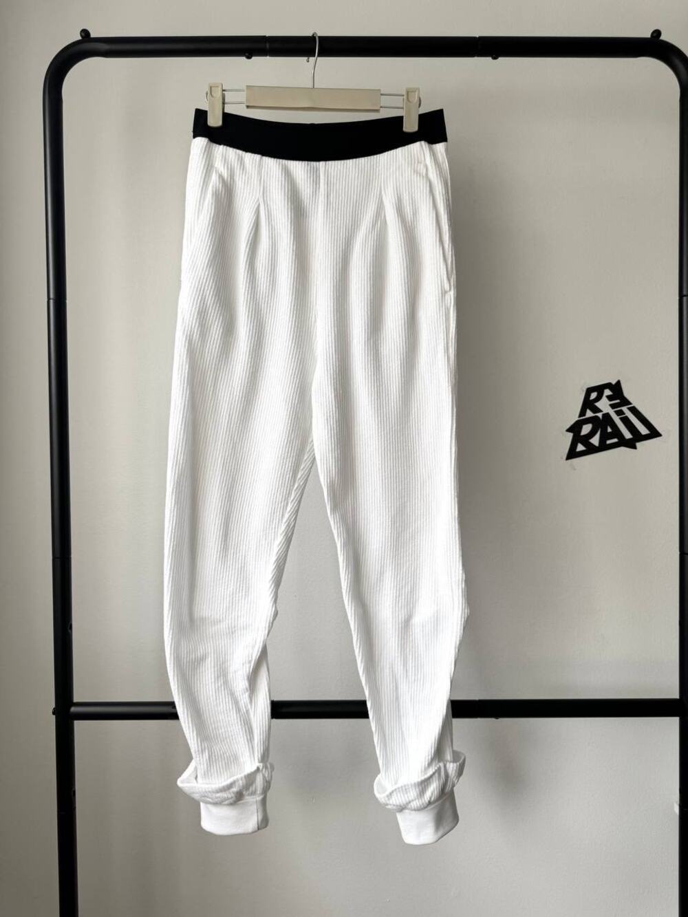 Ann Demeulemeester Ribbed Cotton Lounge Pants